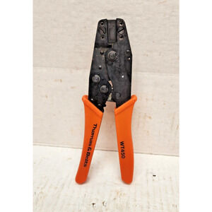 Rare hard to find Thomas & Betts WT450 ratchet Manual Crimp Tool Free Shipping